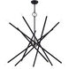 Soho 14 Light 40 inch Black Foyer Chandelier Ceiling Light