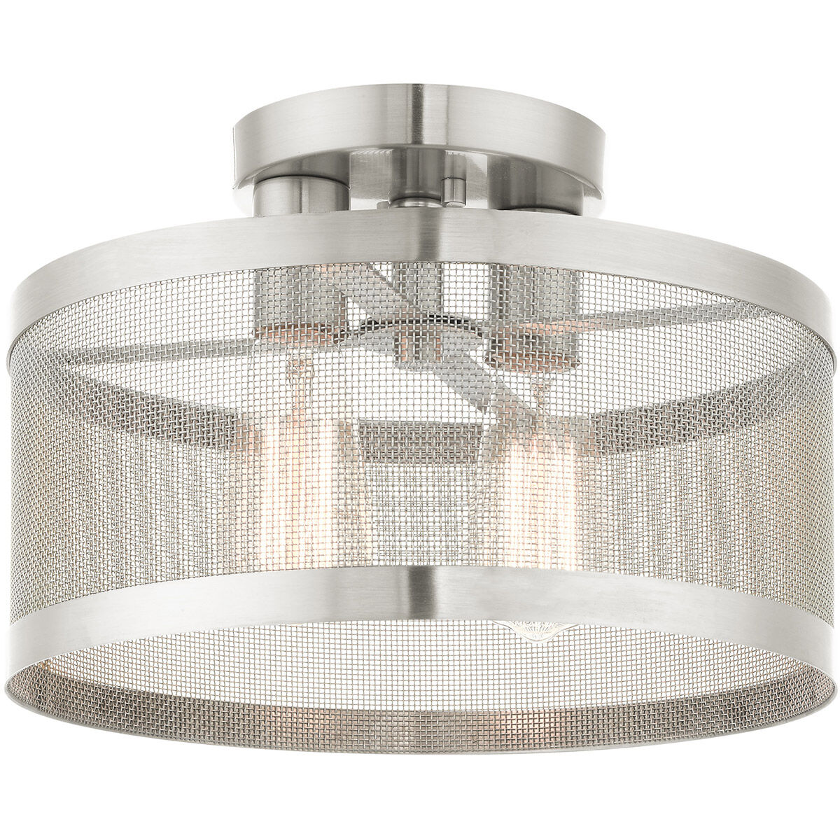 Industro 2 Light 13.00 inch Semi-Flush Mount