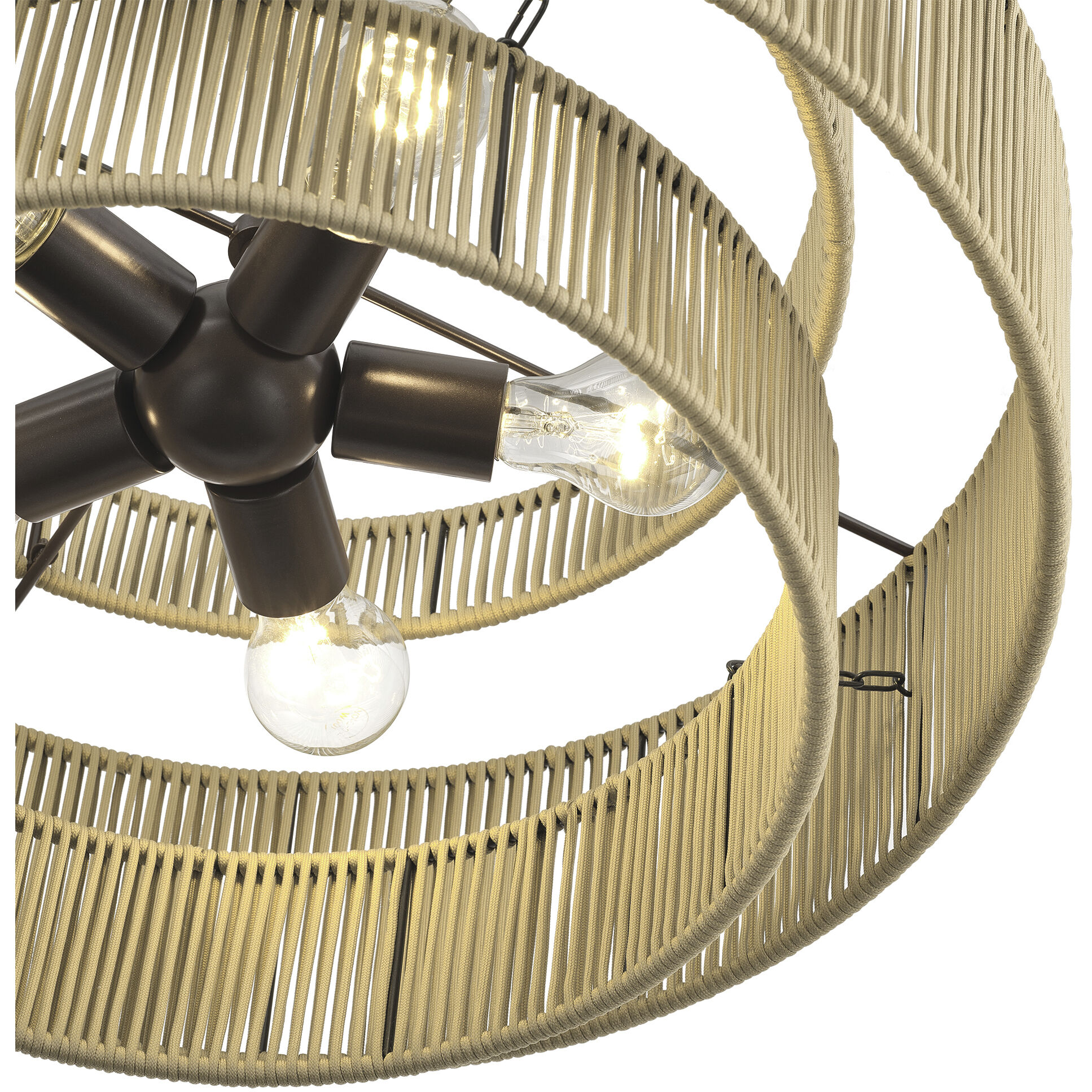 Acordia 5 Light 22 inch English Bronze Pendant Chandelier Ceiling Light