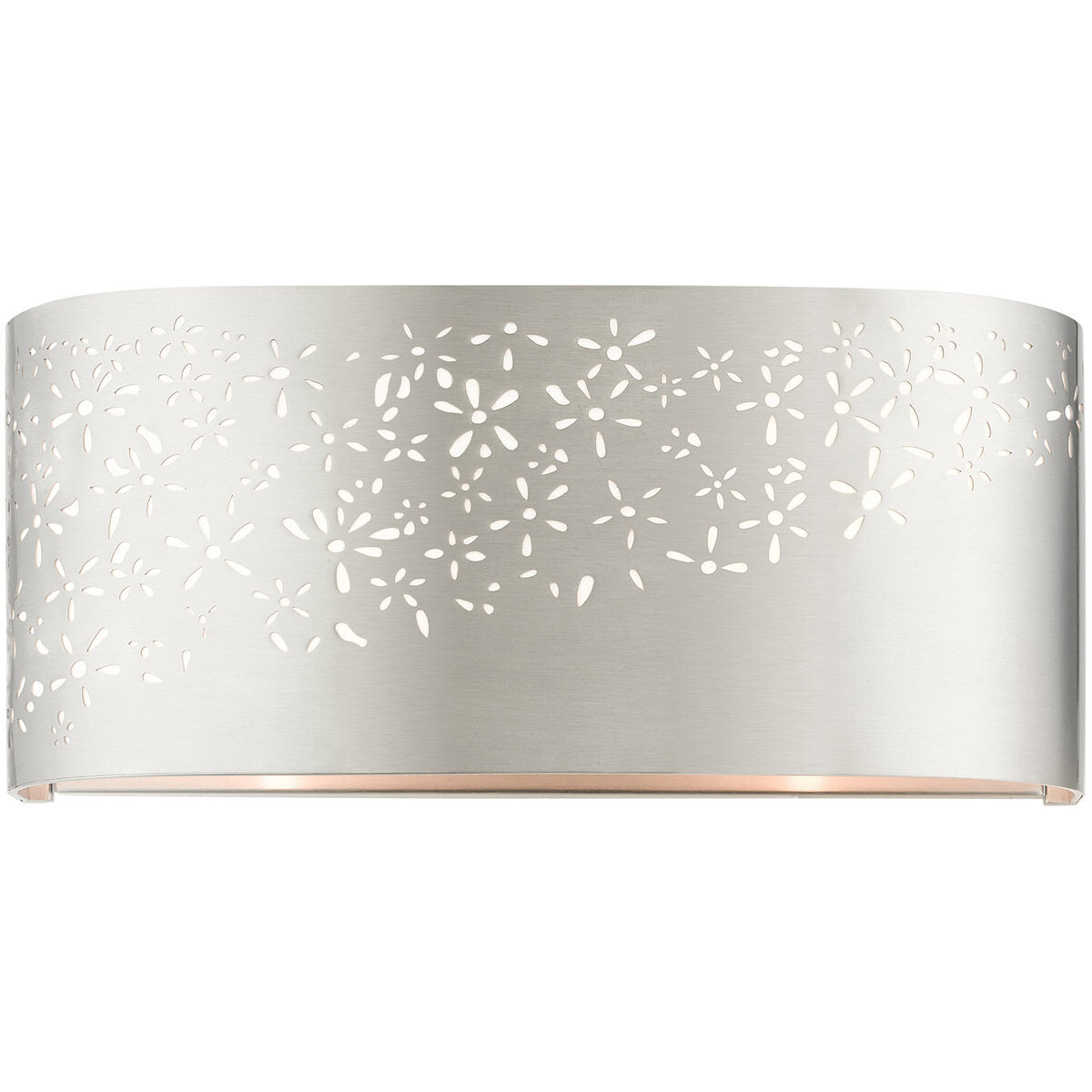 Noria 2 Light 13 inch Brushed Nickel ADA Vanity Sconce Wall Light