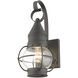 Newburyport 1 Light 14 inch Charcoal Outdoor Wall Lantern