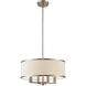 Park Ridge 4 Light 18 inch Brushed Nickel Chandelier Ceiling Light