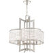 Grammercy 4 Light 22 inch Brushed Nickel Chandelier Ceiling Light