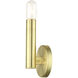 Copenhagen 1 Light 5.13 inch Satin Brass ADA Wall Sconce Wall Light, Single