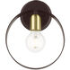 Modesto 1 Light 9 inch Bronze ADA ADA Single Sconce Wall Light