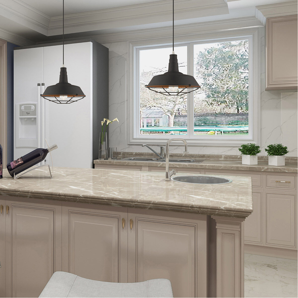 Allison 1 Light 14 inch Black Mini Pendant Ceiling Light