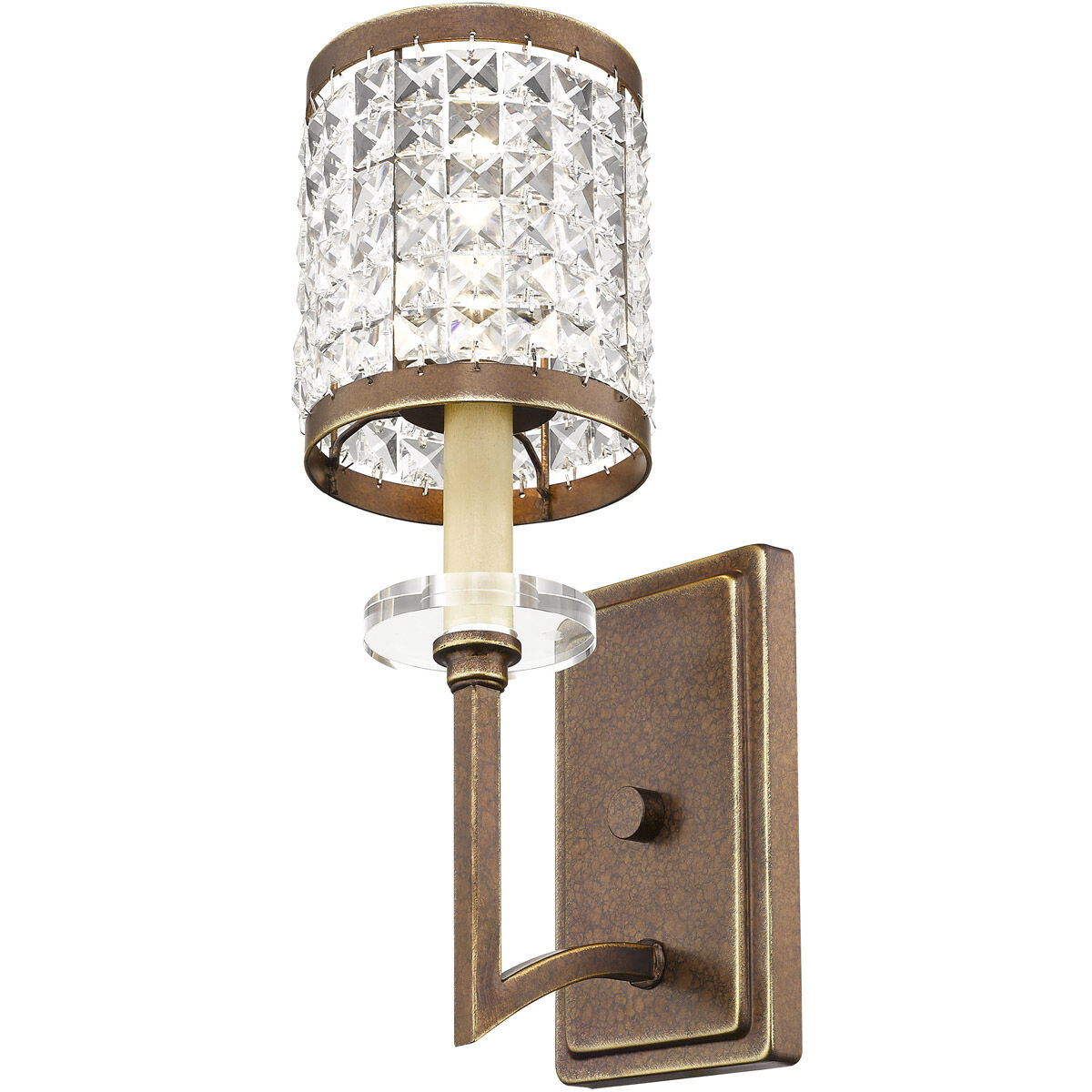 Grammercy 1 Light 5 inch Hand Painted Palacial Bronze Wall Sconce Wall Light