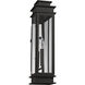 Princeton 1 Light 20.25 inch Black Outdoor Wall Lantern