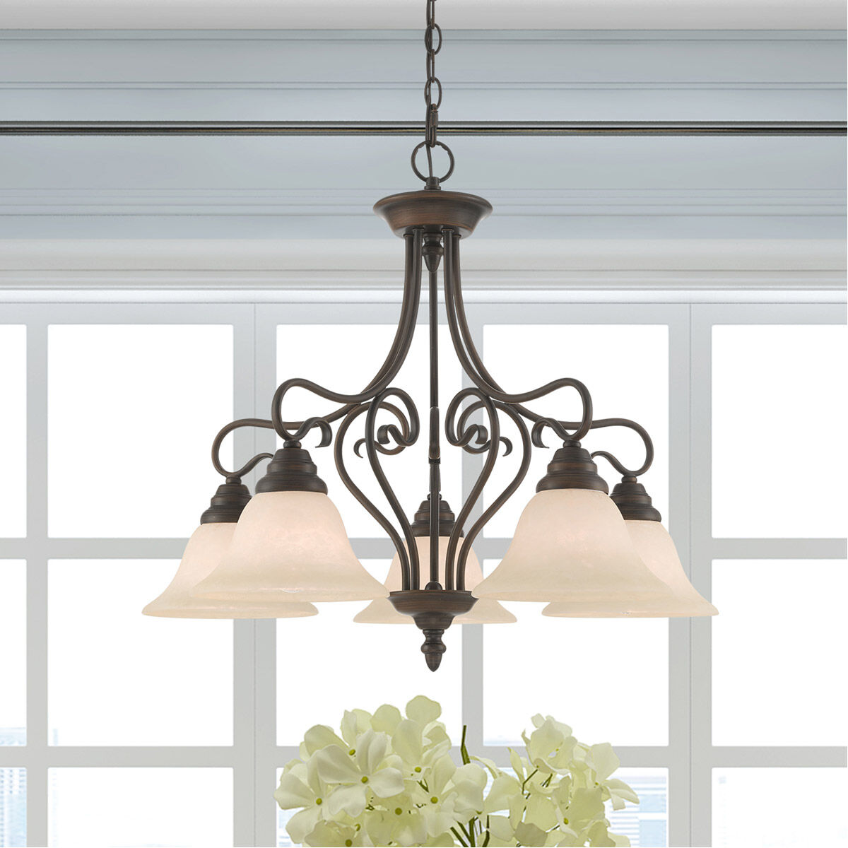 Coronado 5 Light 26 inch Imperial Bronze Chandelier Ceiling Light