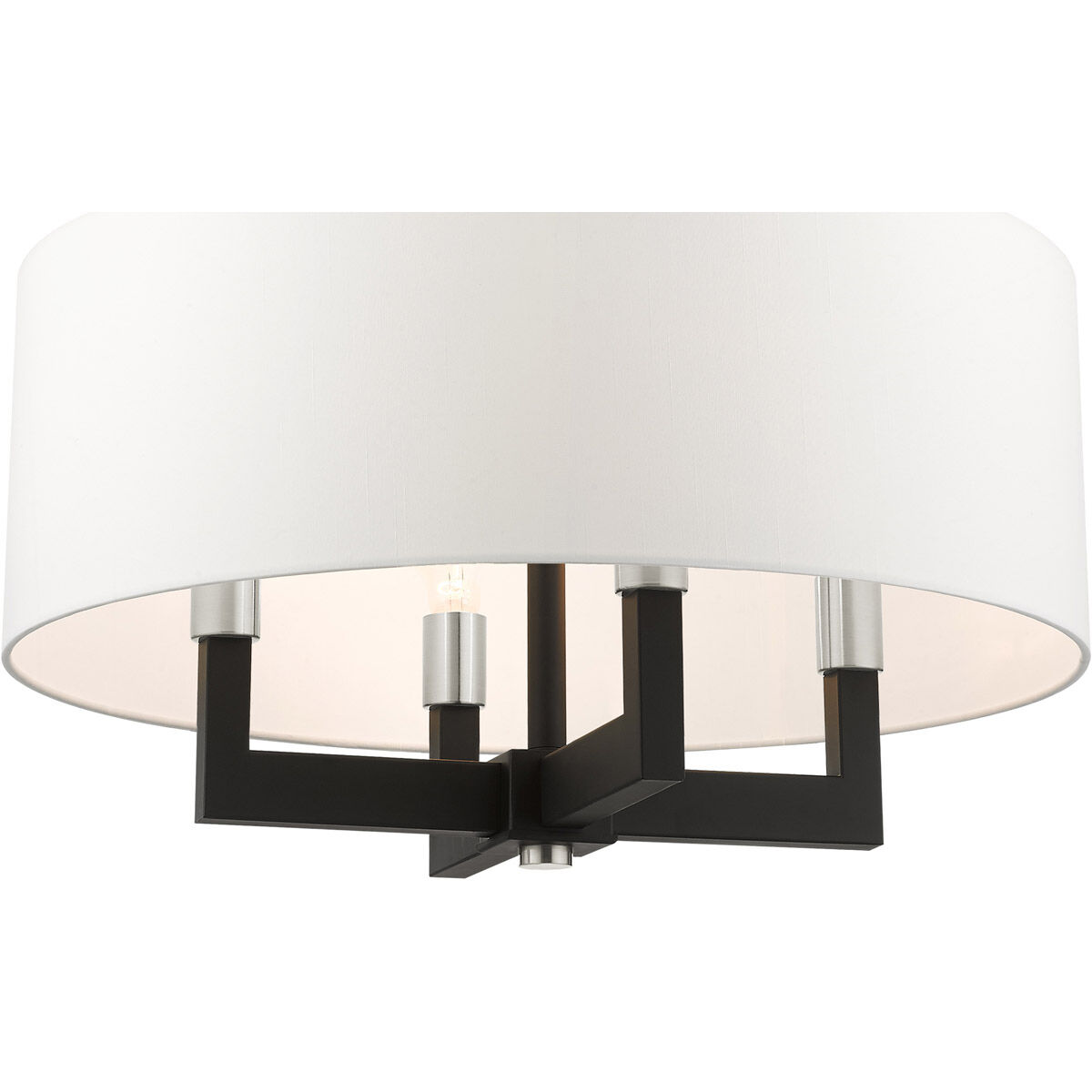 Cresthaven 4 Light 24 inch Black Chandelier Ceiling Light