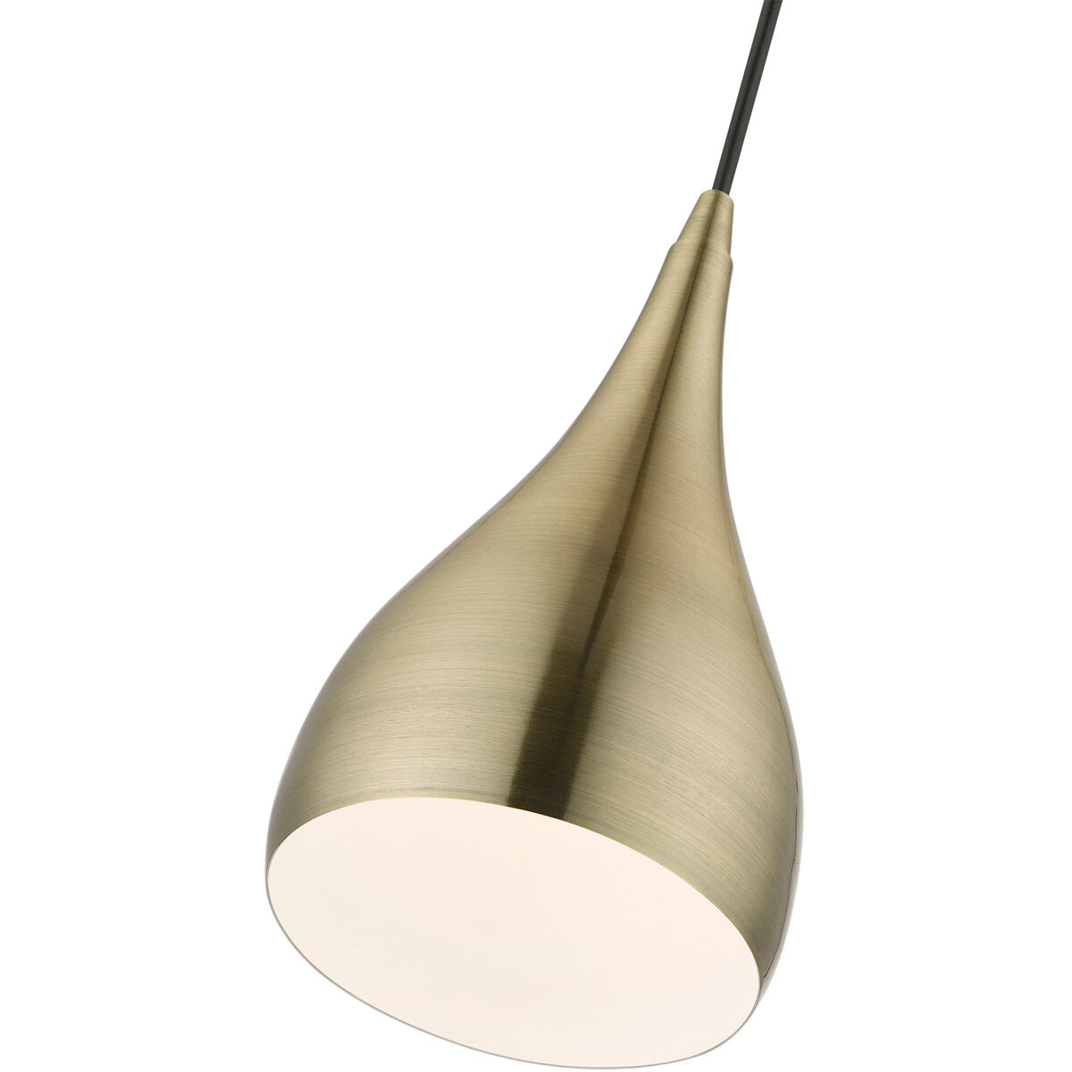 Amador 1 Light 6 inch Antique Brass Pendant Ceiling Light