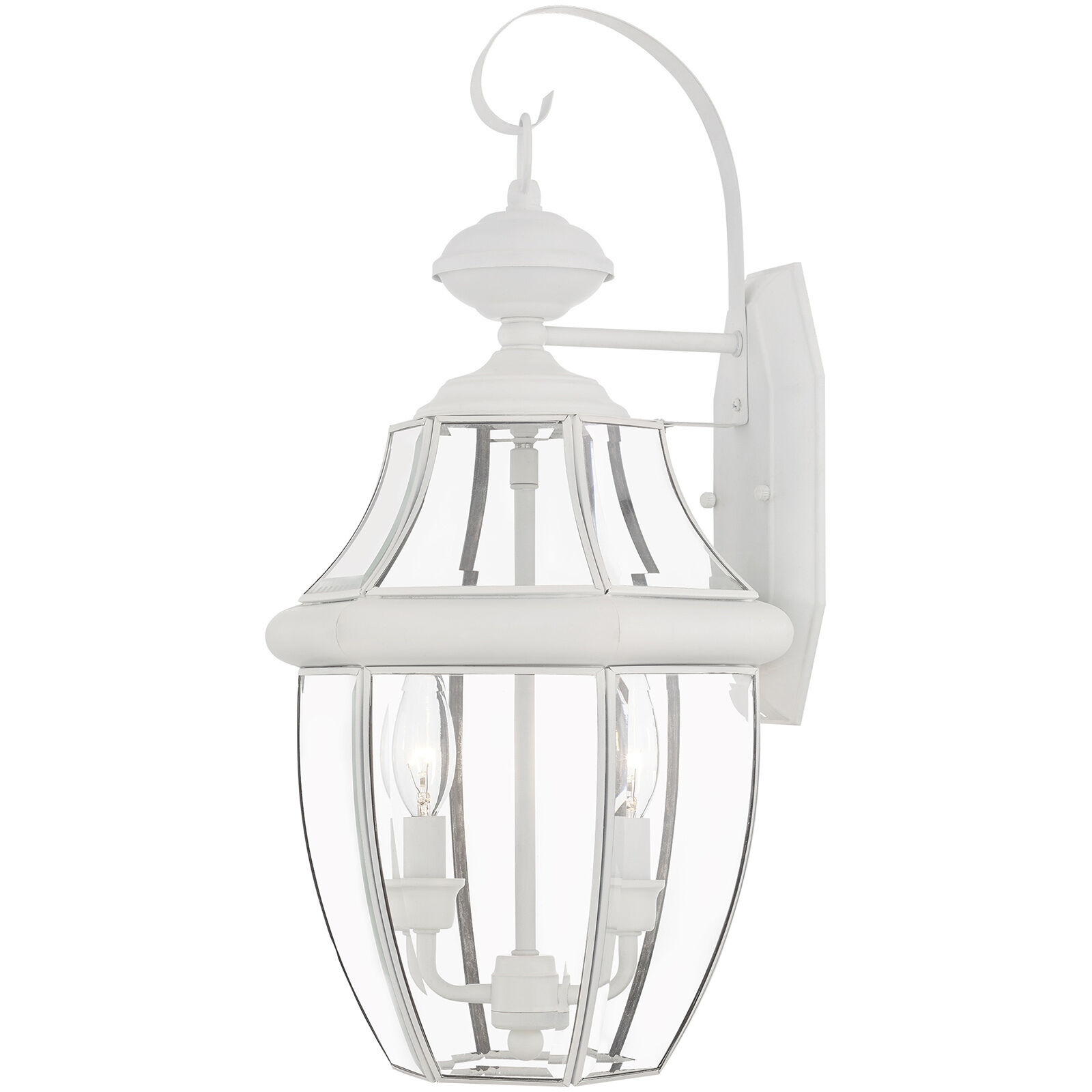 Monterey 2 Light 20 inch White Outdoor Wall Lantern