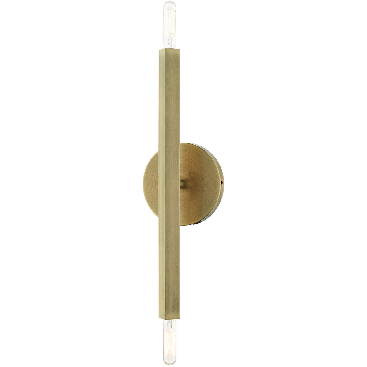 Monaco 2 Light 5 inch Antique Brass ADA ADA Sconce Wall Light