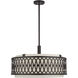 Vistaview 5 Light 24 inch English Bronze Pendant Chandelier Ceiling Light