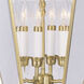 Georgetown 4 Light 29 inch Polished Brass Outdoor Post Top Lantern
