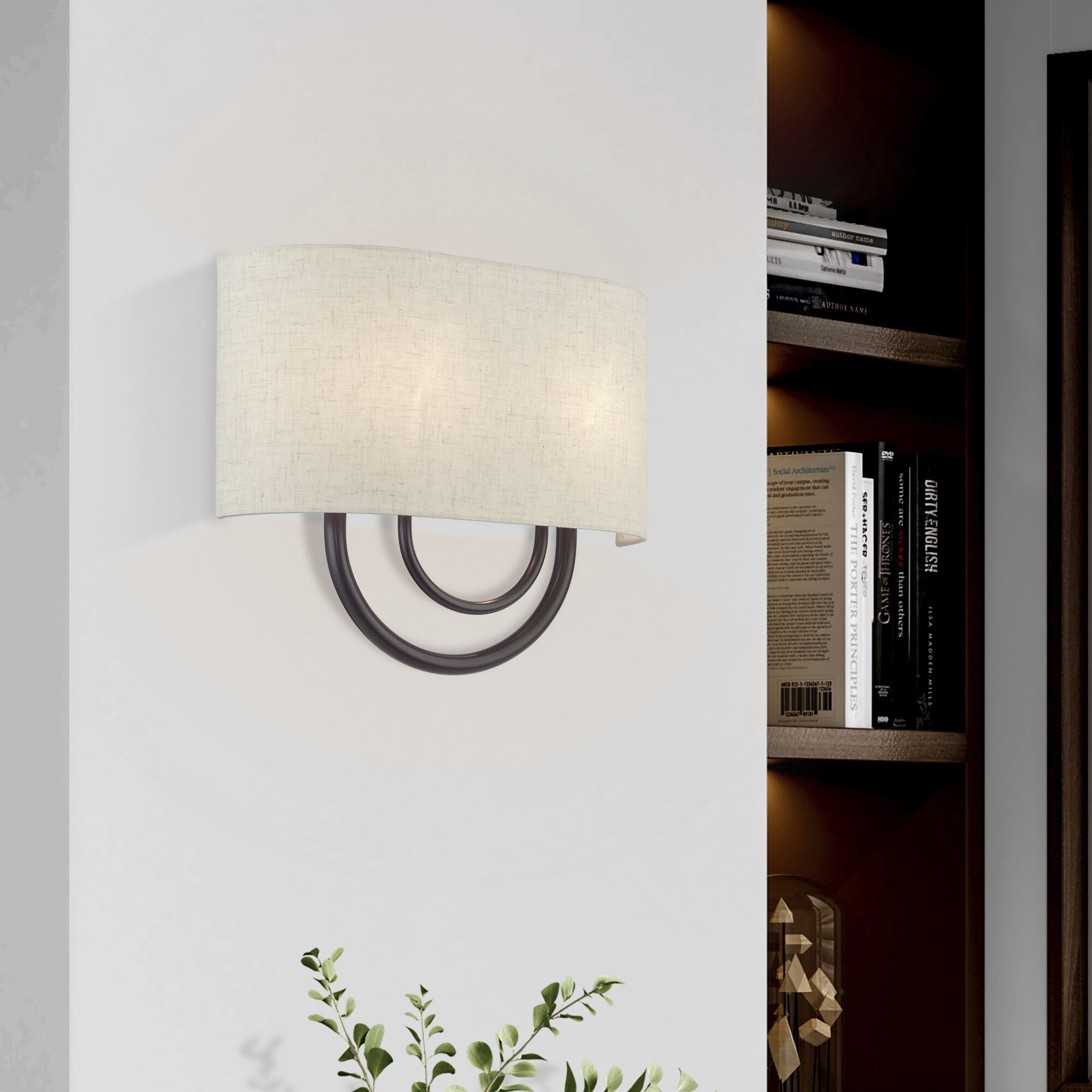 Stratton 2 Light 13 inch English Bronze ADA Wall Sconce Wall Light