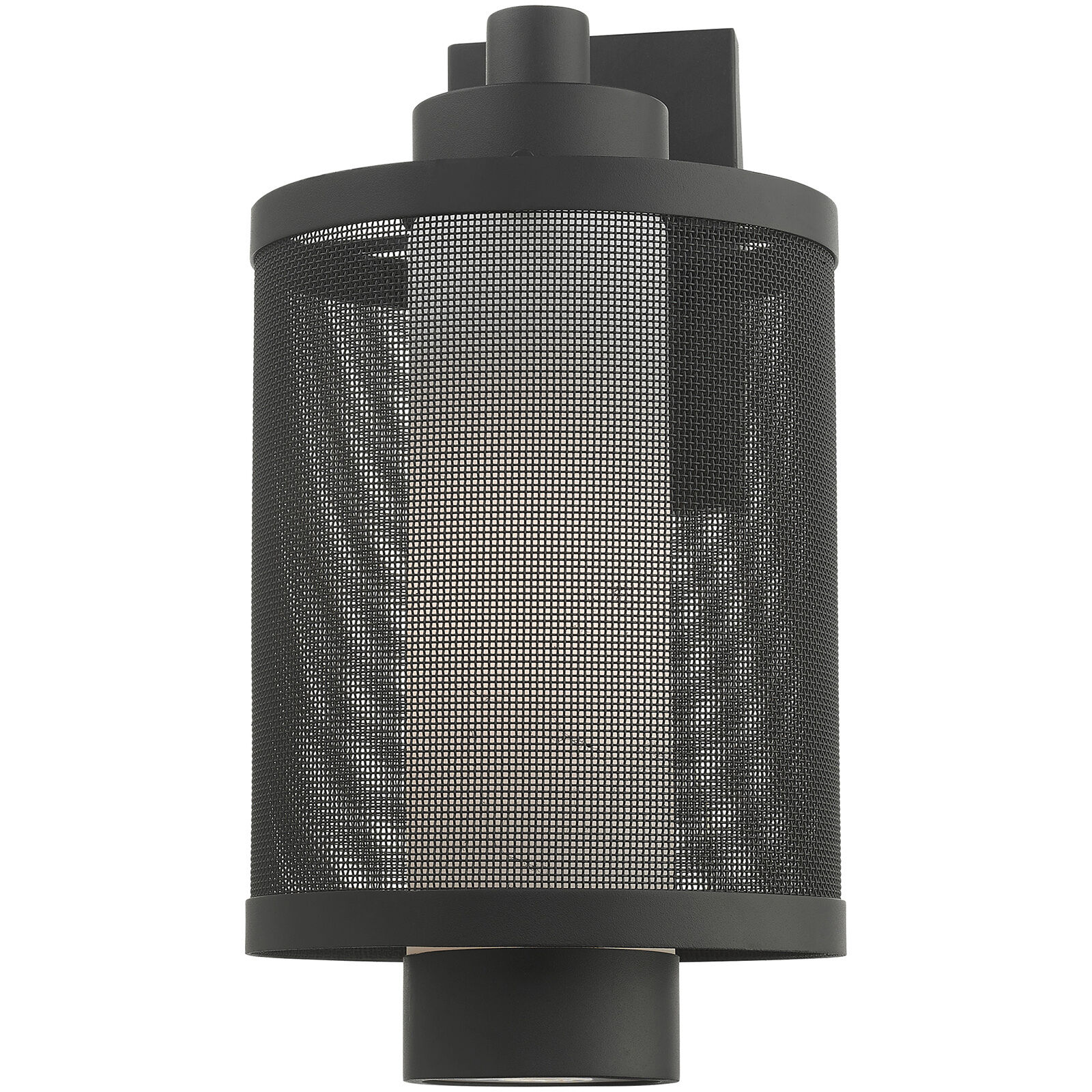 Nottingham 1 Light 17 inch Textured Black Outdoor Wall Lantern