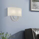 Stratton 2 Light 13 inch Brushed Nickel ADA Wall Sconce Wall Light