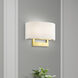 Allison Wall Sconce Wall Light in Satin Brass, Medium