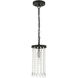 Elizabeth 1 Light 6 inch Black Mini Pendant Ceiling Light