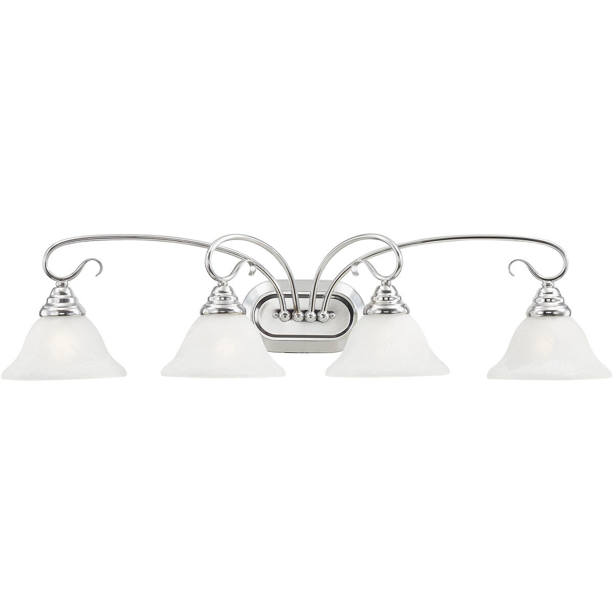 Coronado 4 Light 36 inch Polished Chrome Bath Vanity Wall Light