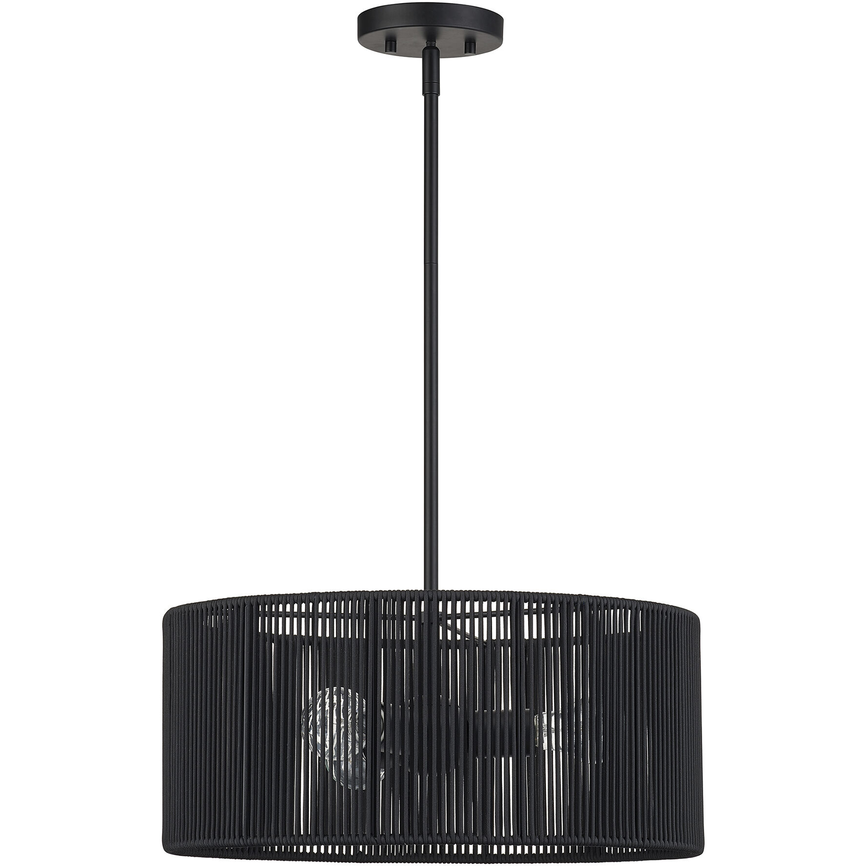 Acordia 3 Light 18 inch Black Pendant Chandelier Ceiling Light