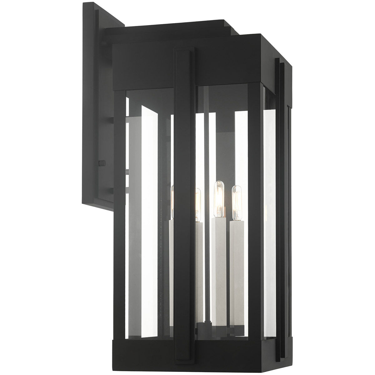 Lexington 4 Light 29 inch Black Outdoor Wall Lantern