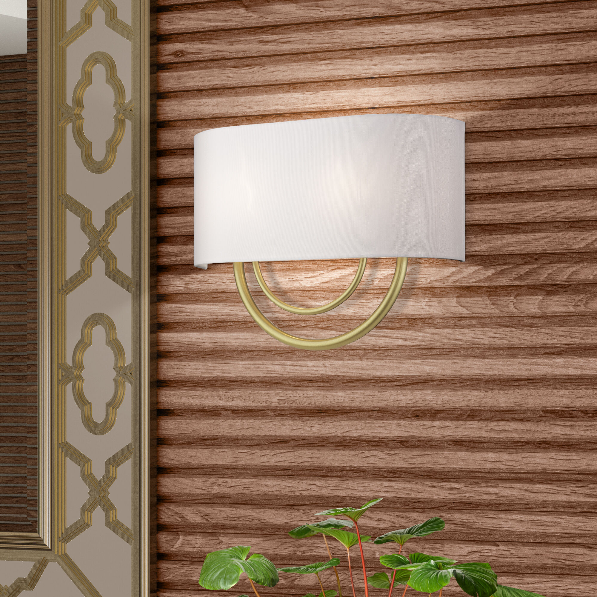 Stratton 2 Light 15 inch Soft Gold ADA Wall Sconce Wall Light