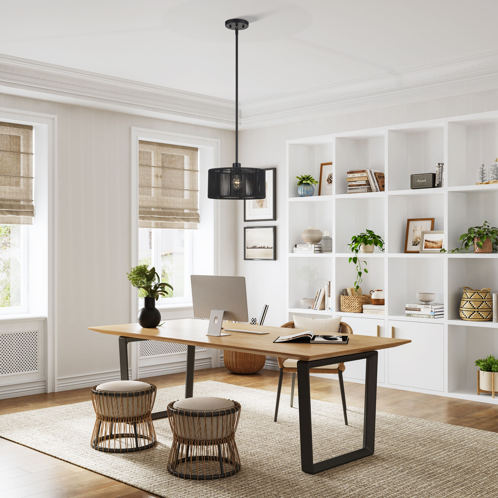 Acordia 1 Light 12 inch Black Pendant Ceiling Light