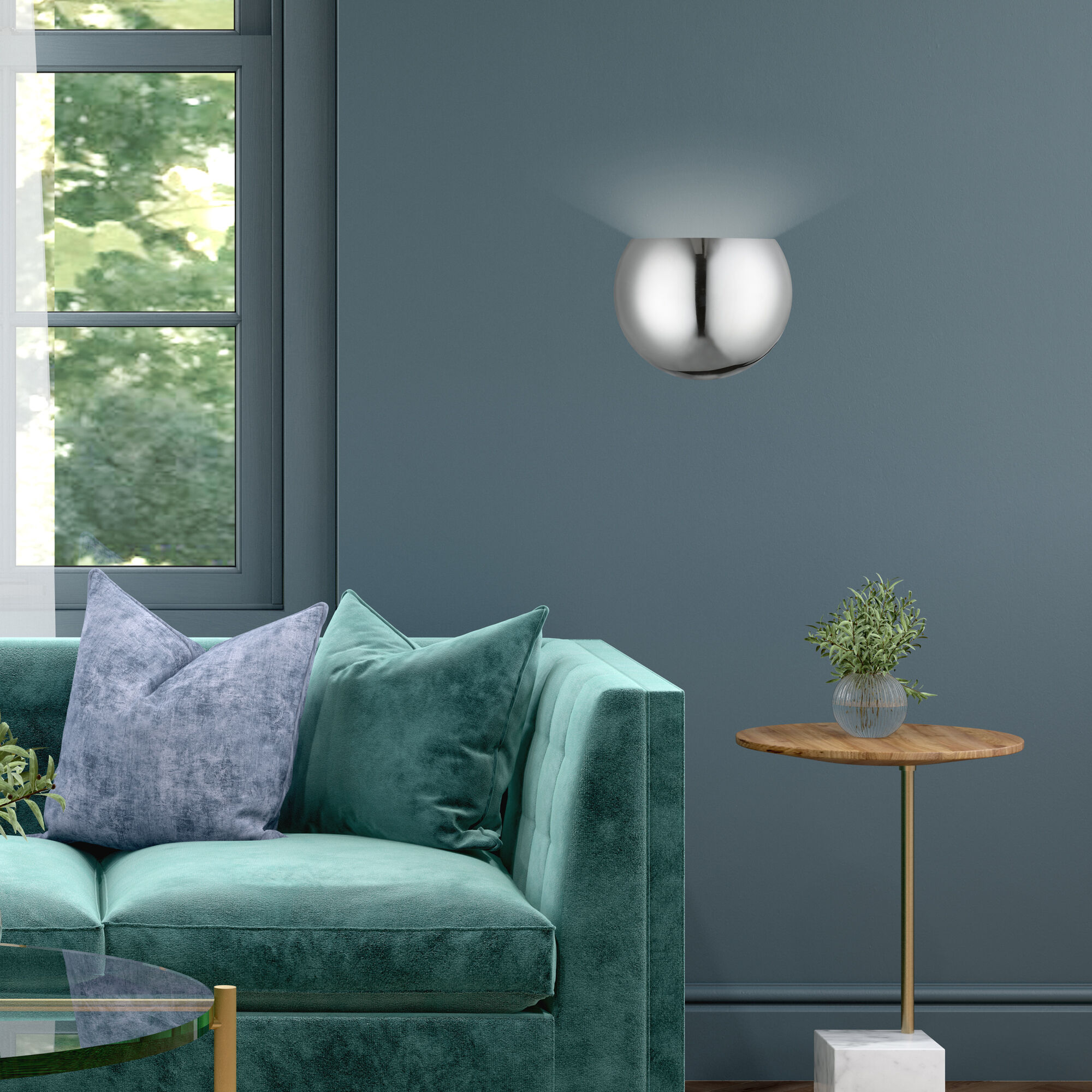 Piedmont 1 Light 10 inch Polished Chrome ADA Wall Sconce Wall Light