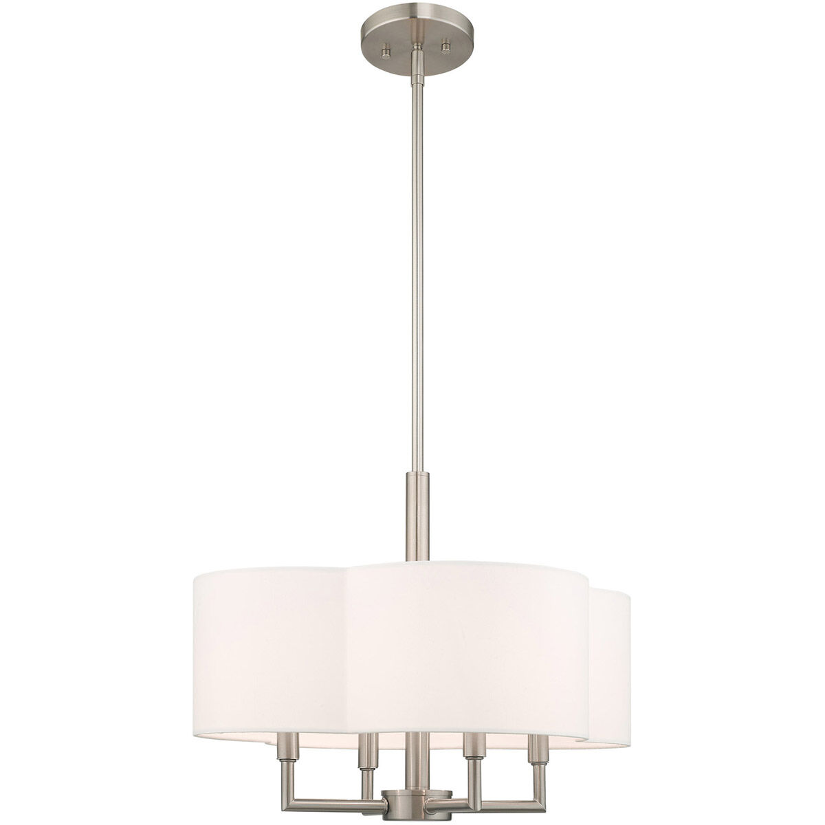 Chelsea 4 Light 18 inch Brushed Nickel Pendant Chandelier Ceiling Light