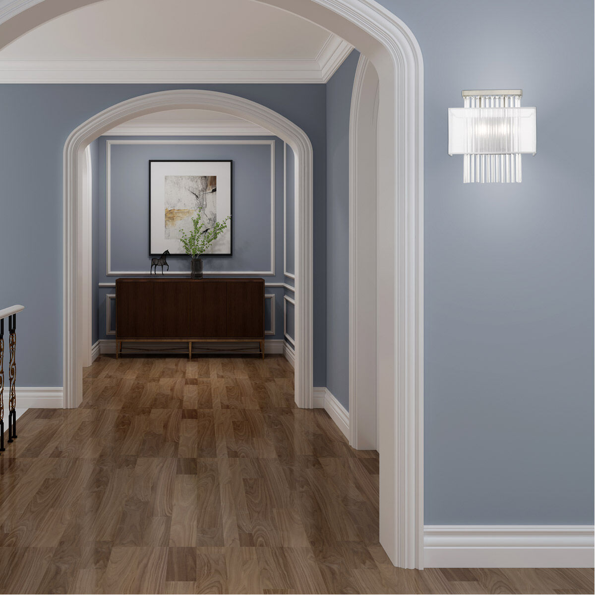 Alexis 2 Light 13 inch Brushed Nickel ADA ADA Wall Sconce Wall Light