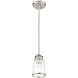 Lawrenceville 1 Light 5 inch Brushed Nickel Mini Pendant Ceiling Light