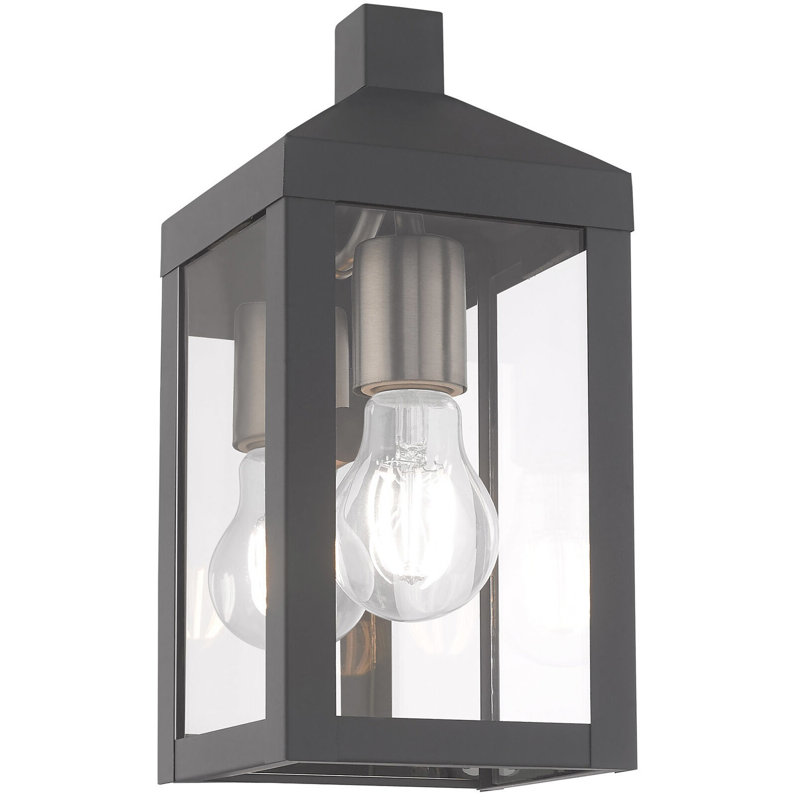 Nyack 1 Light 11 inch Scandinavian Gray Outdoor Wall Lantern