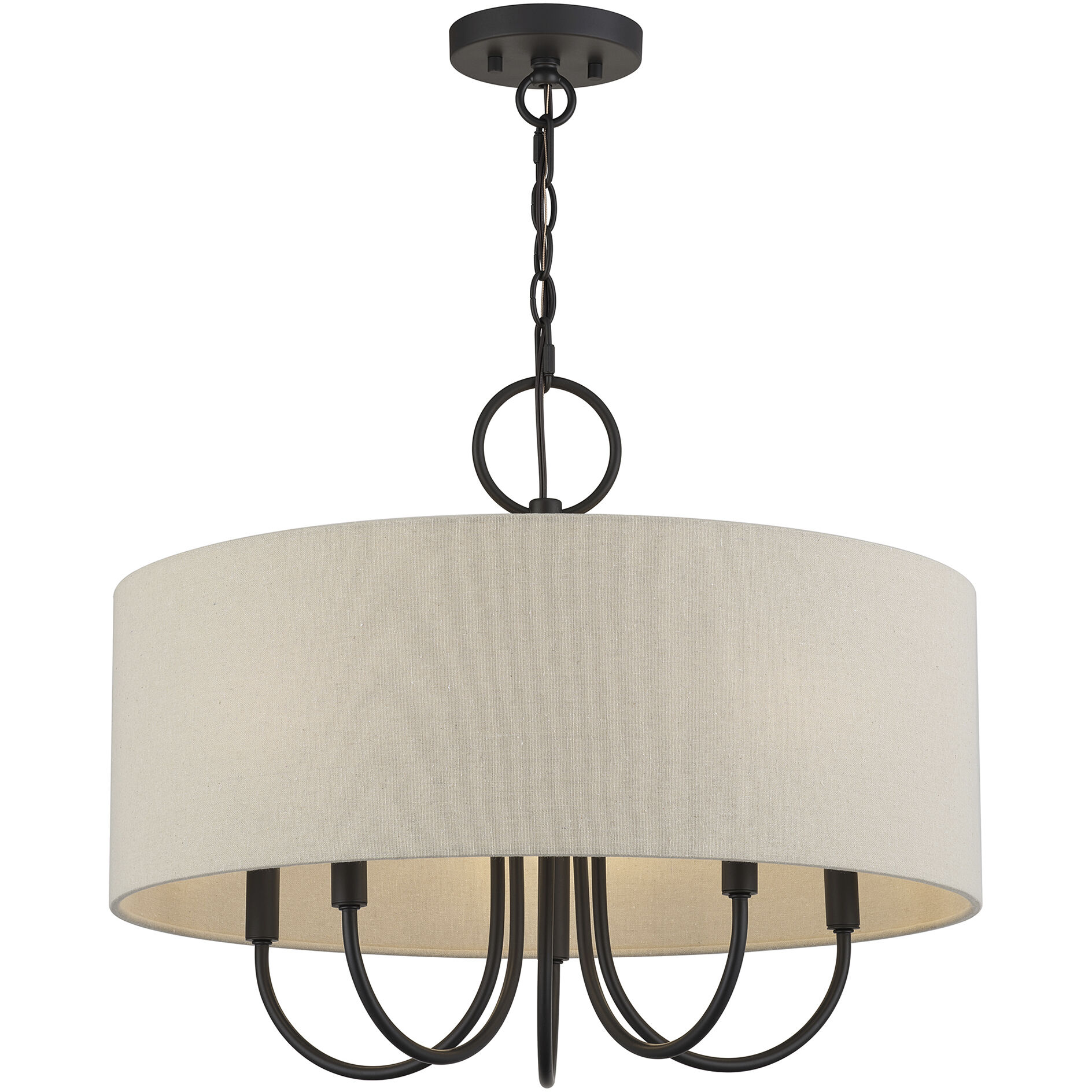 Bellingham 5 Light 22 inch Bronze Pendant Chandelier Ceiling Light