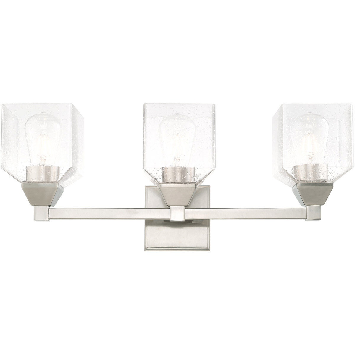 Aragon 3 Light 23 inch Brushed Nickel Bath Vanity Wall Light