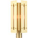 Utrecht 1 Light 20 inch Satin Brass Outdoor Post Top Lantern