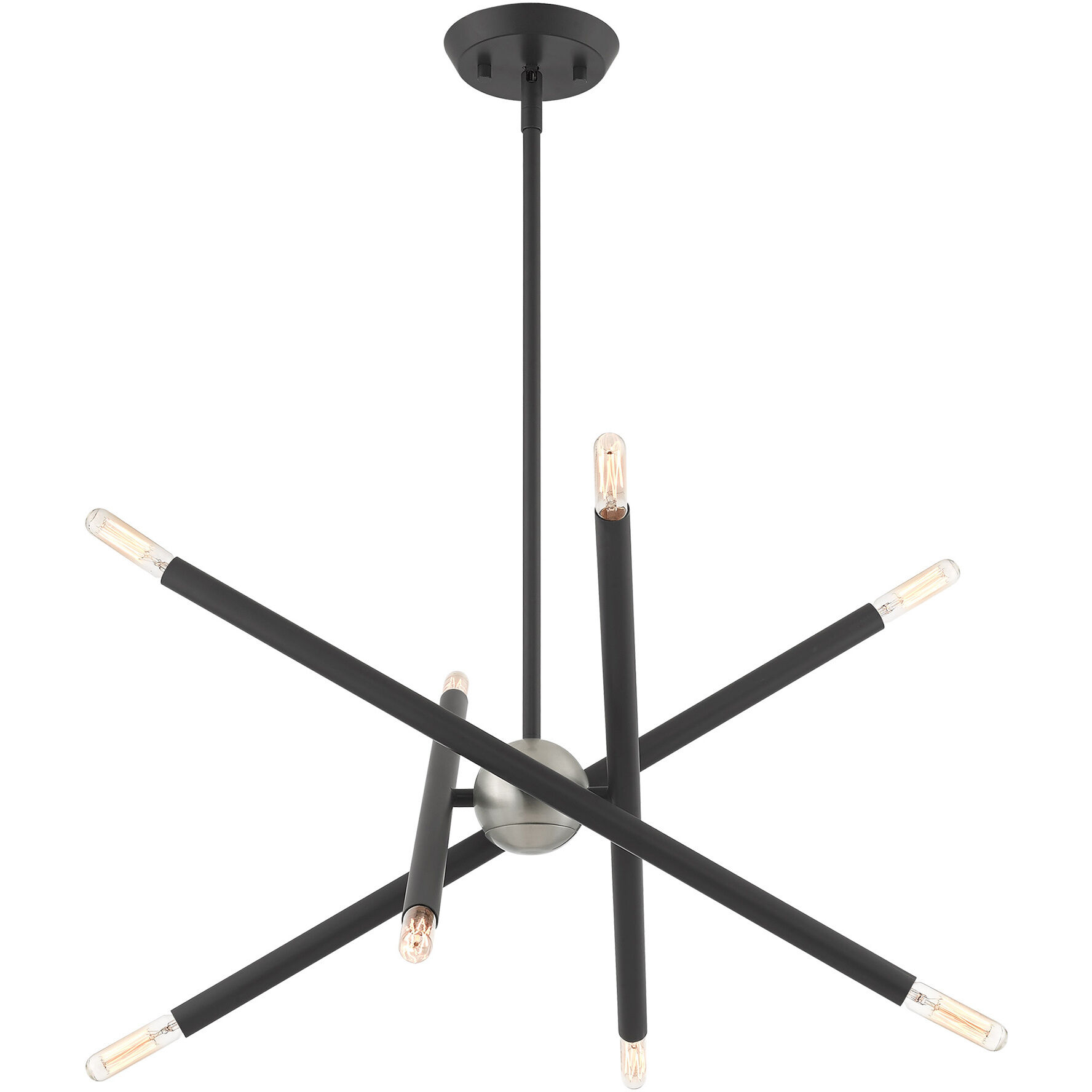 Soho 8 Light 19.5 inch Scandinavian Gray Chandelier Ceiling Light