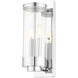 Hillcrest 2 Light 16 inch Polished Chrome Outdoor Wall Lantern