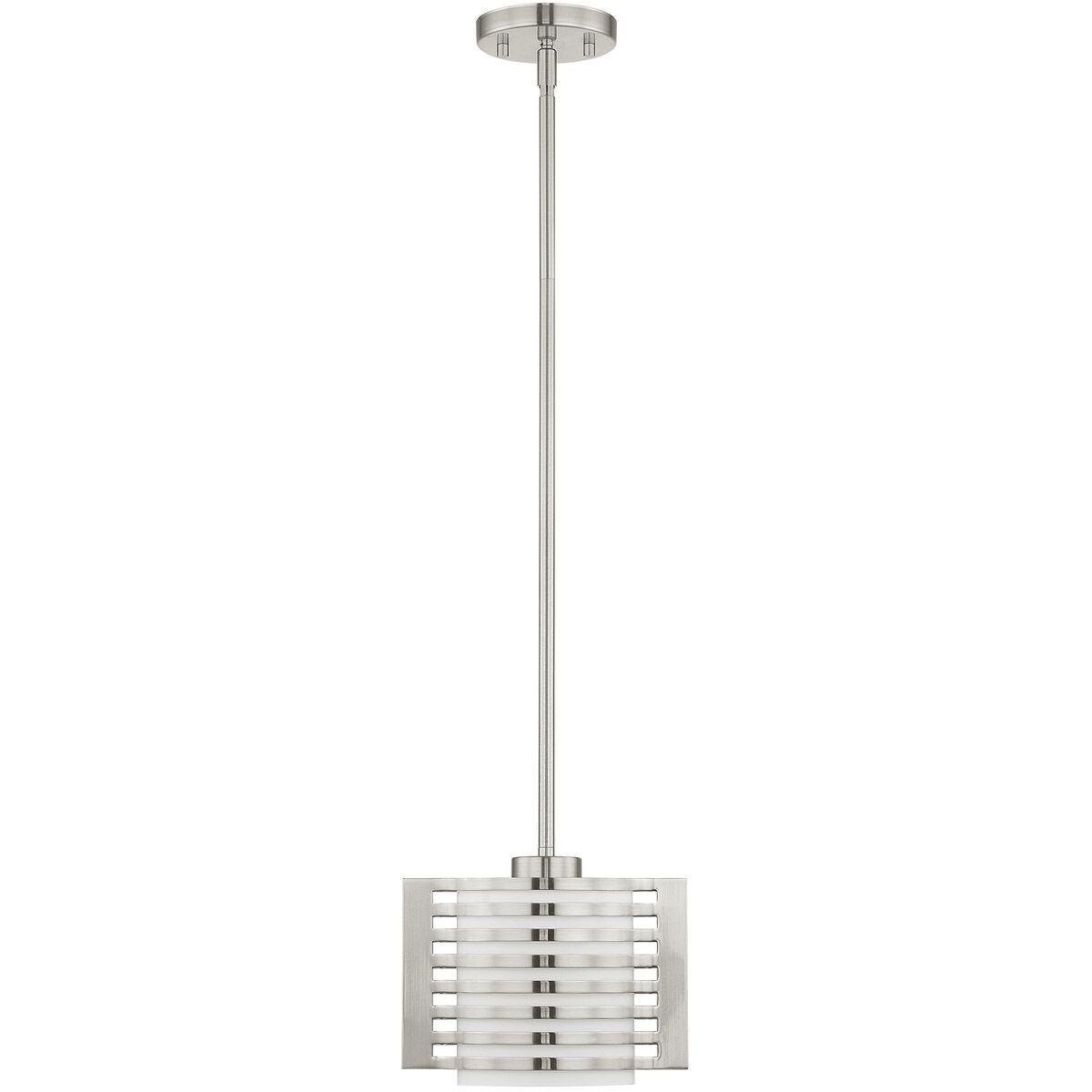 Hilliard 1 Light 5 inch Brushed Nickel Mini Pendant Ceiling Light