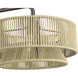 Florell 3 Light 47 inch English Bronze Linear Chandelier Ceiling Light, Extra Large
