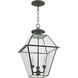 Westover 3 Light 12 inch Charcoal Outdoor Pendant Lantern