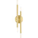 Soho 4 Light 5 inch Satin Brass ADA Sconce Wall Light