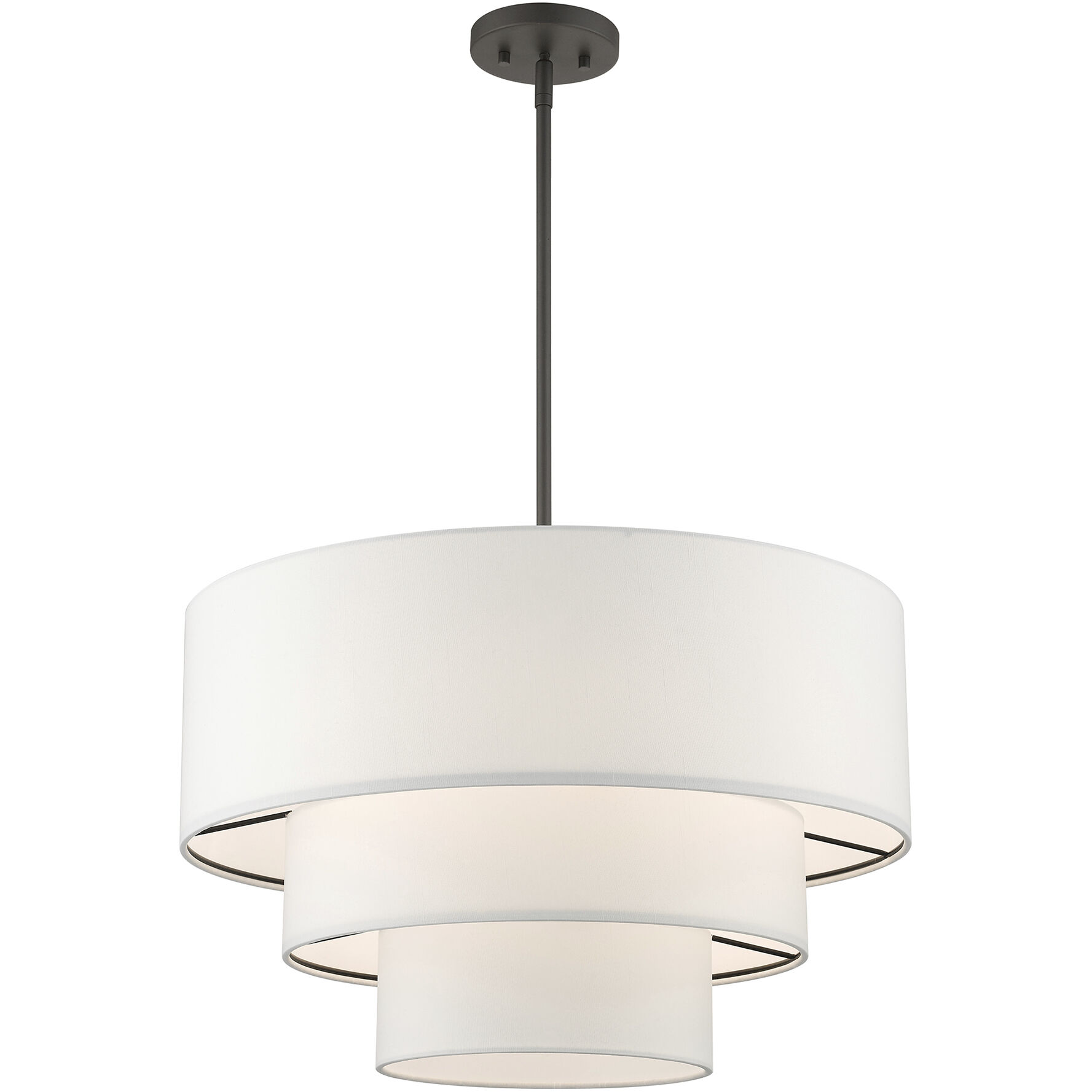 Carrington 4 Light 23 inch Bronze Pendant Chandelier Ceiling Light