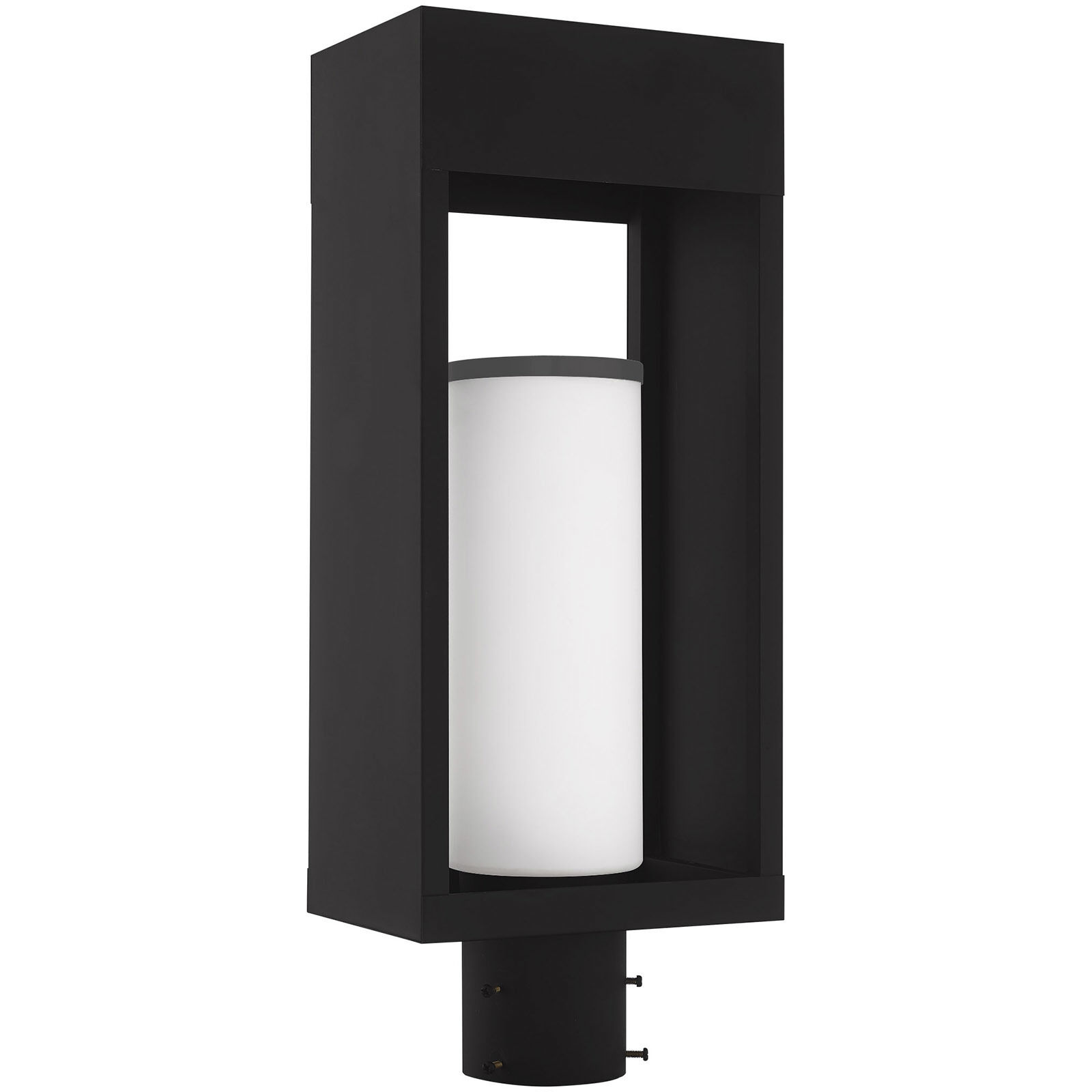 Bleecker 1 Light 20 inch Black Outdoor Post Top Lantern