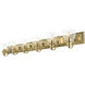 Birmingham 6 Light 48 inch Antique Brass Vanity Sconce Wall Light