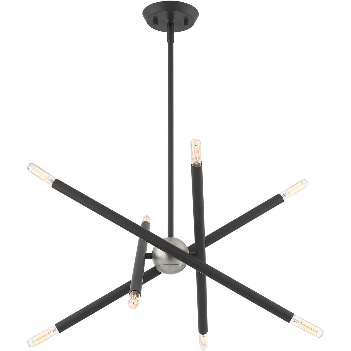 Soho 8 Light 19.5 inch Scandinavian Gray Chandelier Ceiling Light