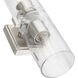 Clarion 2 Light 5 inch Brushed Nickel Vanity Sconce Wall Light