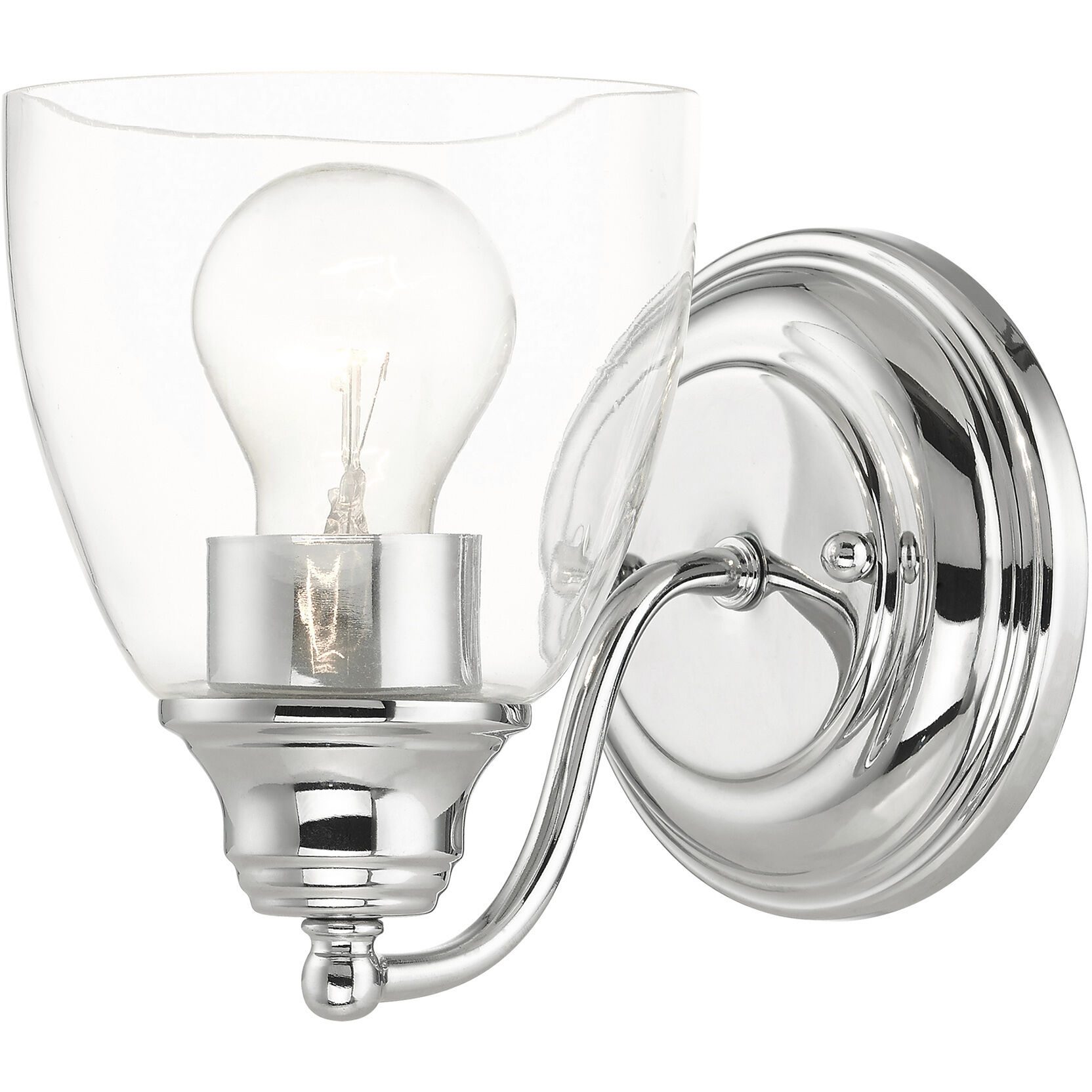 Montgomery 1 Light 5 inch Polished Chrome Vanity Sconce Wall Light