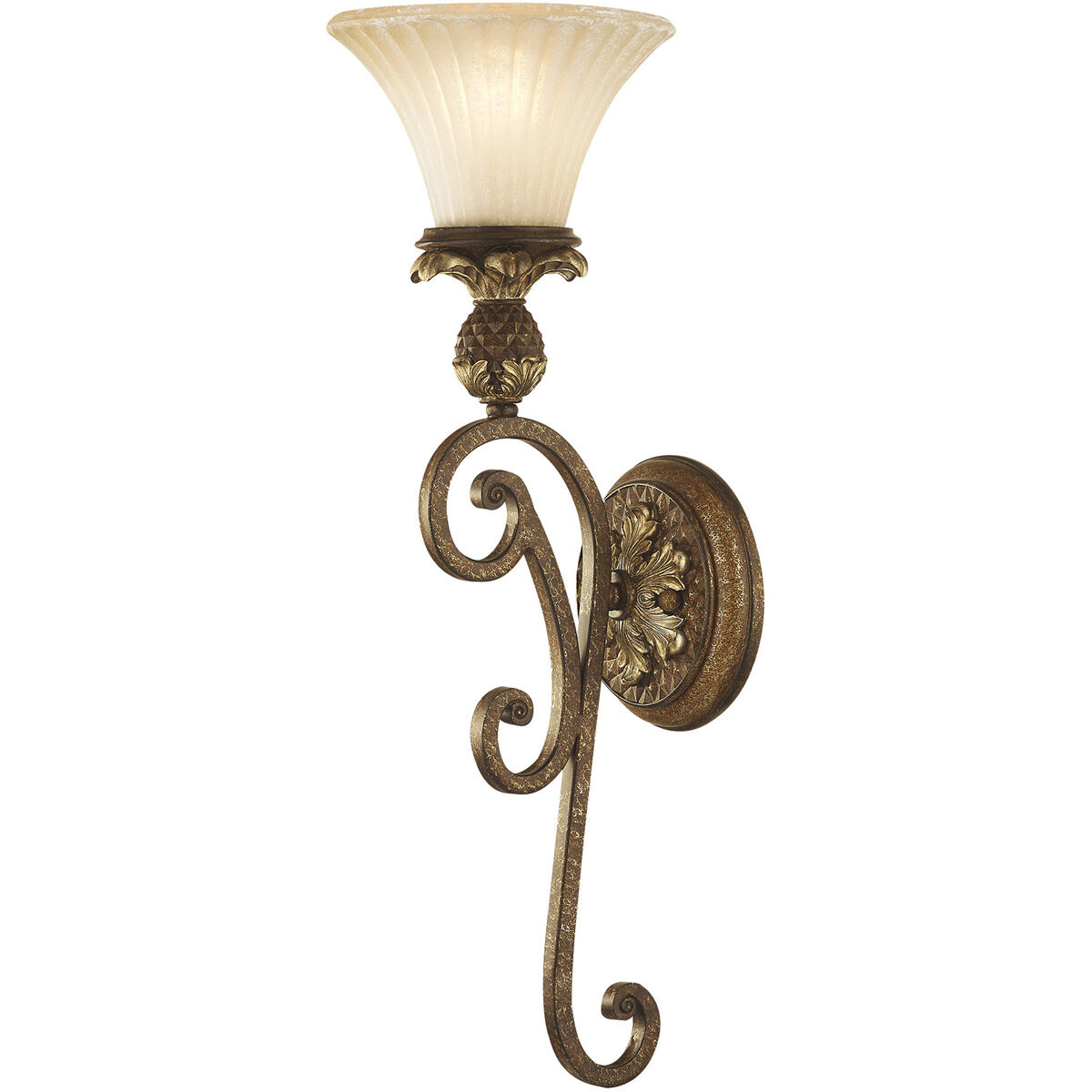 Savannah 1 Light 7 inch Venetian Patina Wall Sconce Wall Light